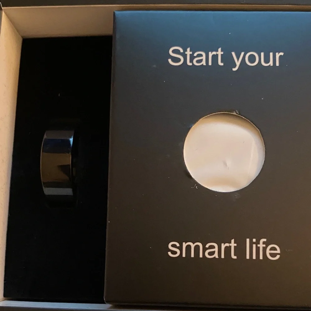 Advanced Smart Ring - Sleek Black